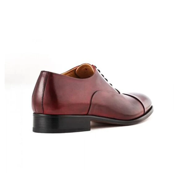 Captoe Leather Lace-Up Oxford Shoes - Image 3