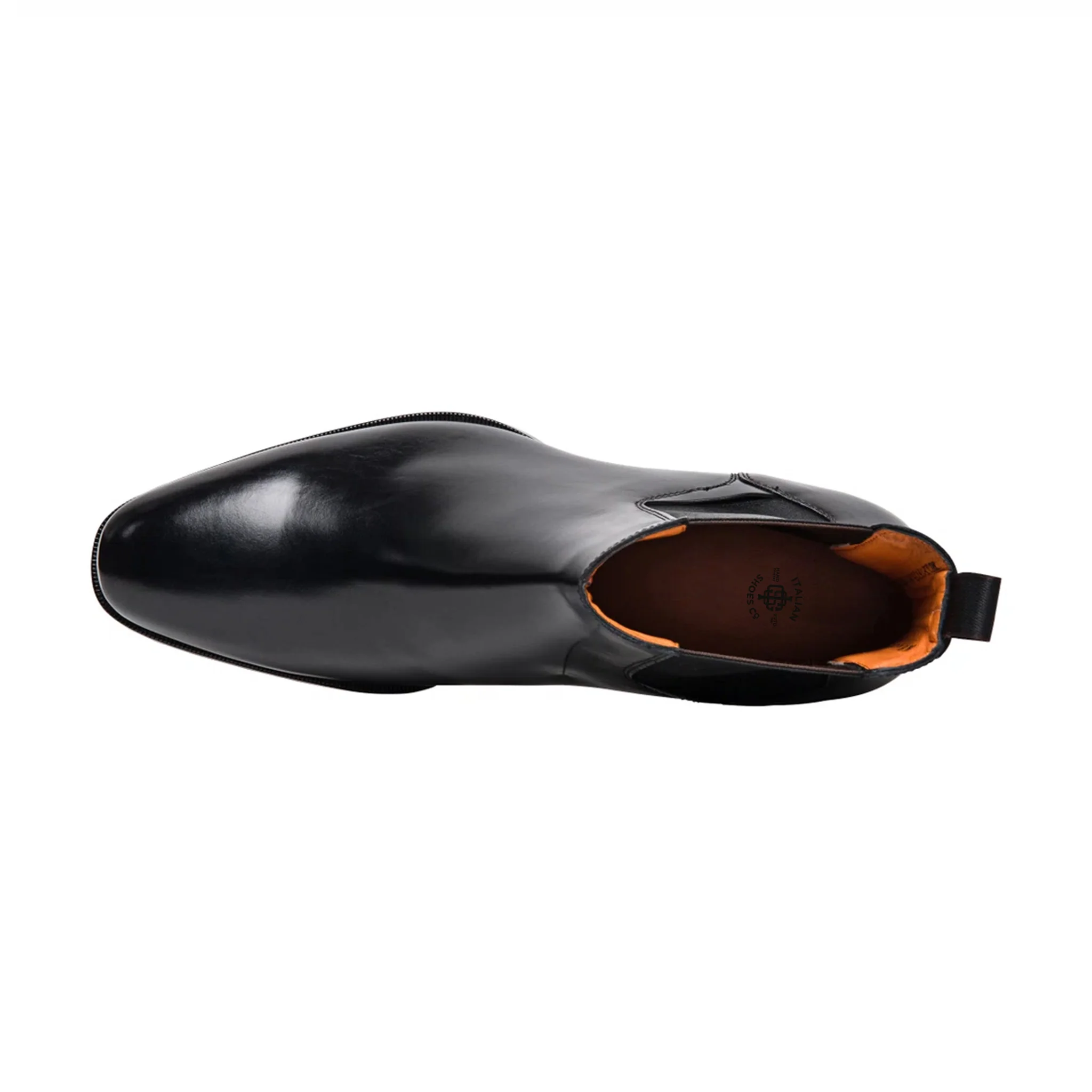 Men's Polished Leather Chelsea Boots - Image 7