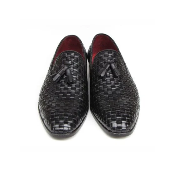 Tassel Woven Leather Loafer - Image 3