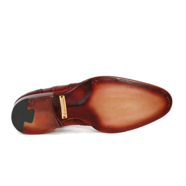 Wingtip Oxford Leather Lace Up Shoes - Image 7