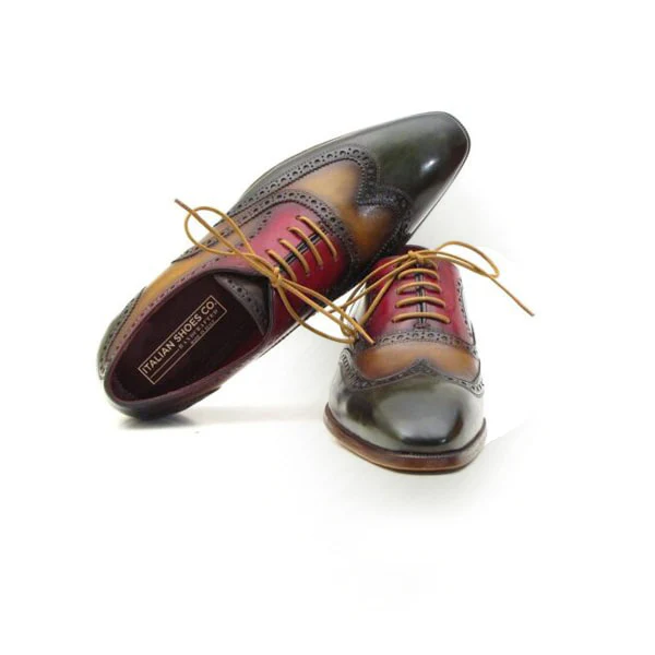 Wingtip Oxford Brown Lace Up Shoes - Image 4